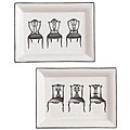 Read what I have to say before you buy white rectangular plates Sadek 8-inch Rectangular Chair Design Plates (Set of 2)