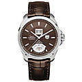 Tag Heuer Men's Grand Carrera Grand Date GMT Brown Strap Watch