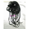 Merrylight Long Black Put-on Pony Hair Piece