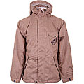 Sessions Men's Istodis Red Crosshatch Snowboard Jacket