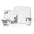 Mikasa Gourmet 16-piece Chocolate Swirl Dinnerware Set