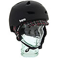 Bern Brentwood Men's Black Snowboard Helmet with Plaid Liner