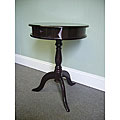 Mahogany Wood Round Side Table (Indonesia)