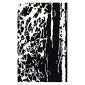 Handmade Soho Deco Black/ White New Zealand Wool Rug (5' x 8')