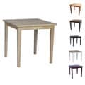 Solid Wood 30-inch Square Dining Table