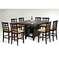 Mission 7-piece Counter-height Dining Set with Cappuccino Finish