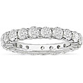 18k White Gold 3 1/8ct TDW Diamond Eternity Ring (H-I, SI2) (Size 8.5)
