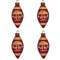 Iowa State Cyclones Teardrop Ornaments (Set of 4)