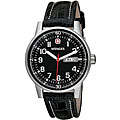Wenger Men's Swiss Military Commando Day-Date XL Black Watch