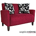 angelo:HOME Sutton Bixby Cherry Red Loveseat