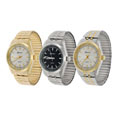 Geneva Platinum Men's Stretch Bracelet Watch
