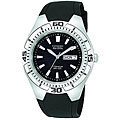 Citizen Men's Eco Drive Black Rubber Strap Titanium Watch