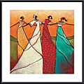 Monica Stewart 'Unity' Metal Framed Art