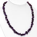 Handmade Amethyst and Silver Necklace (Thailand)