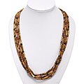 Silver Agate, Tiger Eye Necklace (Thailand)