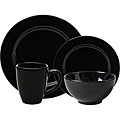 Waechtersbach 4-piece Black Dinnerware Set