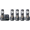 Panasonic KX-TG9345BP DECT 6.0 Expandable Digital Cordless Phone with 5 ...