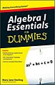 Algebra I Essentials for Dummies (Paperback)