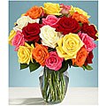 (Valentine's Day Pre-order) Assorted Roses (24 Stems)