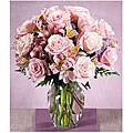 (Valentine's Day Pre-order) Pink Sapphire Rose & Lily Bouquet