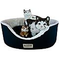 Armarkat C04HML/MB Oval Laurel Green Plush Pet Bed