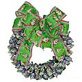 Limited Edition Mint 3 Musketeers Candy Wreath