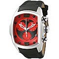Invicta Men's Lupah Revolution Black and Red Chronograph Watch