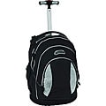 J World Kid's Black Rolling Ergonomic Backpack