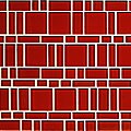 SomerTile 12x12-in Reflections Carnelian Glass Mosaic Tile (Pack of 11)