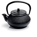 Rosseto Cast Iron 10-oz Black Teapots (Pack of 6)