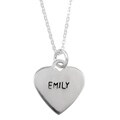 Elsa M Sterling Silver 'Emily' Name Necklace