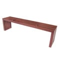 Slat Walnut Bench