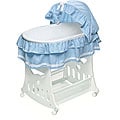 Portable 2-in-1 Bassinet and Cradle with Toy Box Base