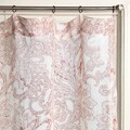 Printed Linen Beige/ Rust Curtain Panel (India)