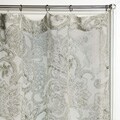 Printed Linen Olive Khaki Curtain Panel (India)