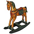 Handmade Coat of Arms Deocorative Rocking Horse (Thailand)