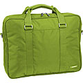 J World Green 15-inch Double Compartment Laptop Briefcase