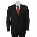 Austin Reed Men's Solid Black Suit