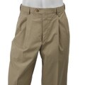 Palm Beach Khaki Pleat Reflex Cotton Blend Trousers