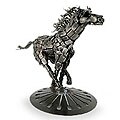 Iron 'Rustic Wild Horse' Statuette (Mexico)