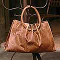 'Honey Hoops' Leather Handbag (Mexico)