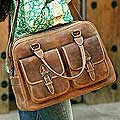 'World Traveler' Leather Travel Bag (Mexico)