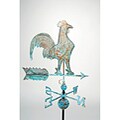 Full Size Copper Patina Rooster Weathervane
