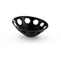 Best materials on porcelain Vases XEN Black 12-inch Porcelain Center Bowl