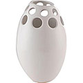 Best materials on porcelain Vases XEN White 12-inch Large Oval Porcelain Vase