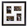 Tribecca Black 4-slot Photo Frame