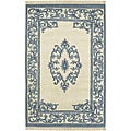 Set of 2 Hand-knotted New Zealand Wool Rugs (2'x3')
