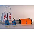 Safe Skies Sky Blue Libery Bell TSA Lock Set
