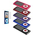 Apple iPod Nano 5 Rubberized Hard Case with Screen Shield