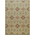 Cafe Green Rug (5'3 x 7'6)